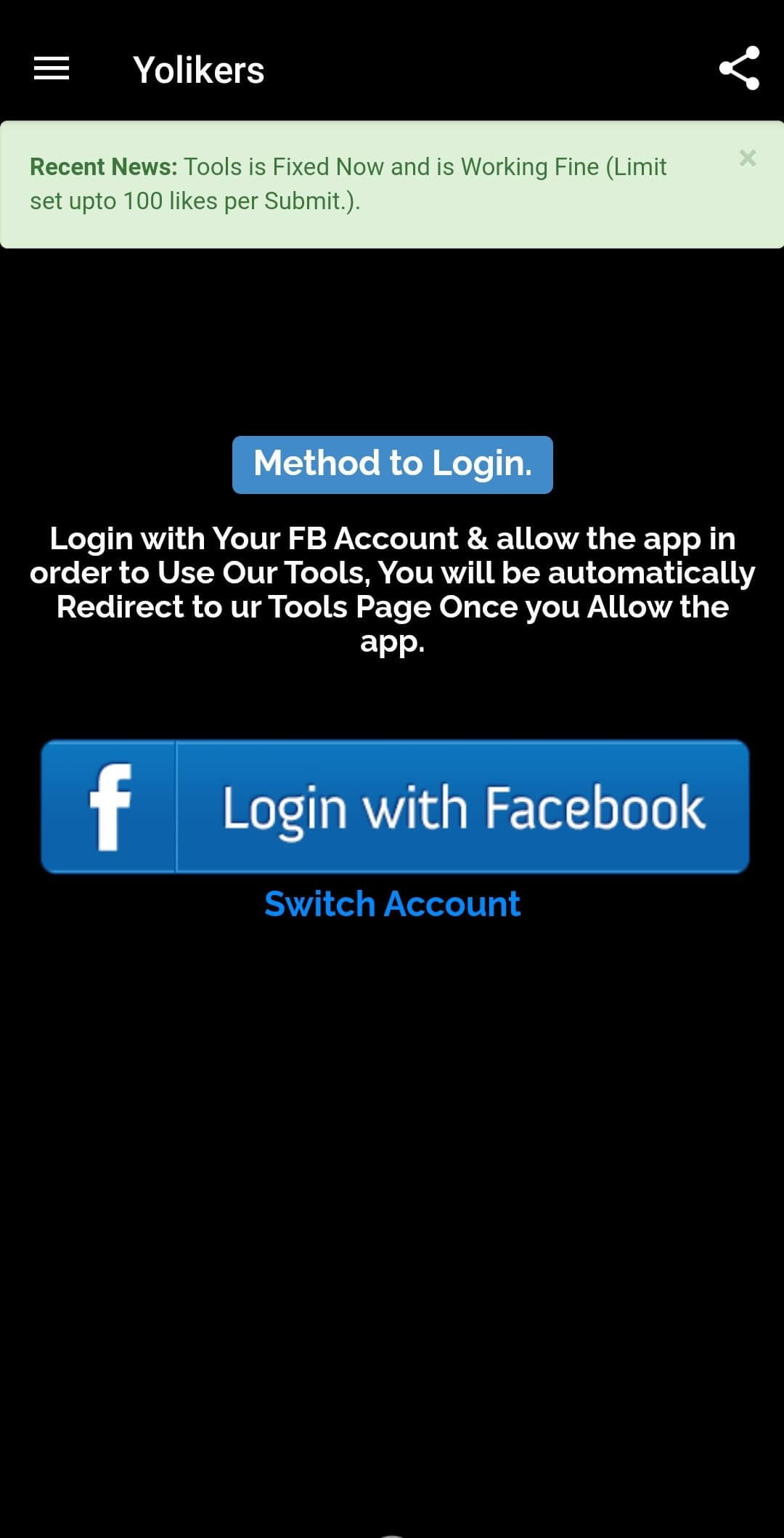 Screenshot YoLikers APK