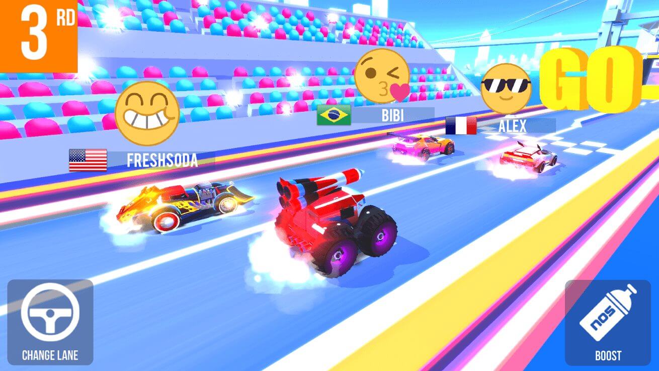 Screenshot SUP Multiplayer Racing APK