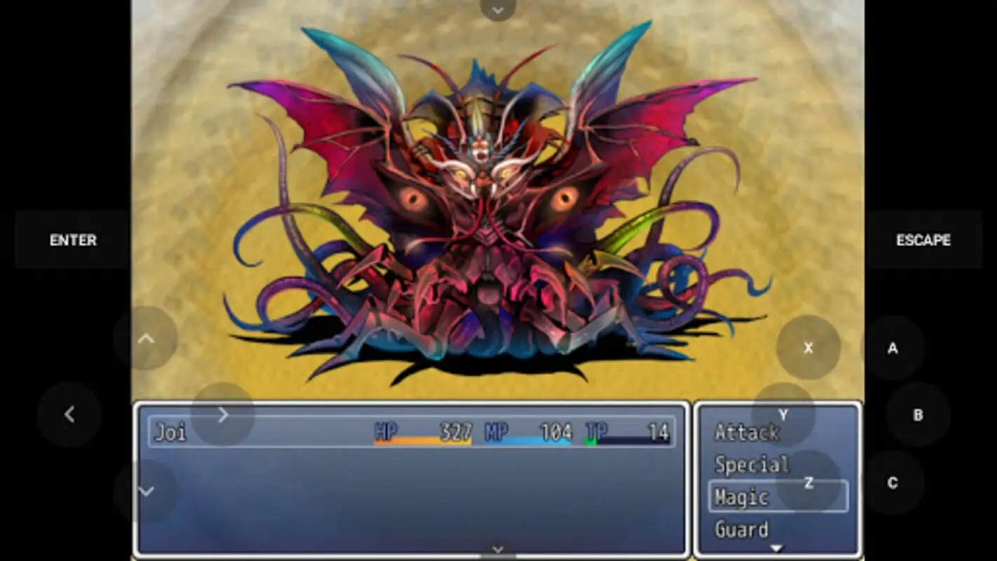 Screenshot RPG Maker Plugin for JoiPlay