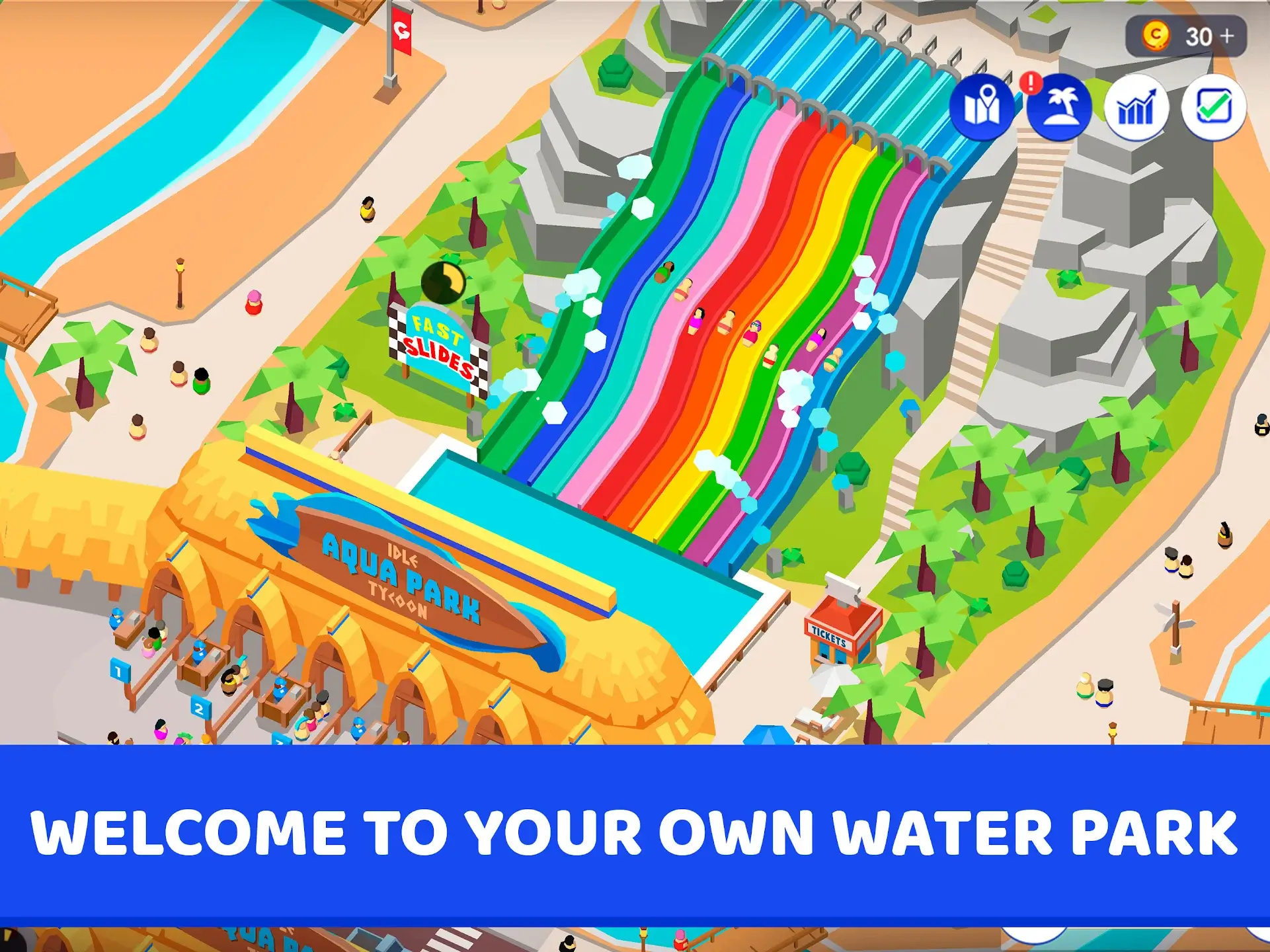 Screenshot Idle Theme Park Tycoon APK v8.8.1