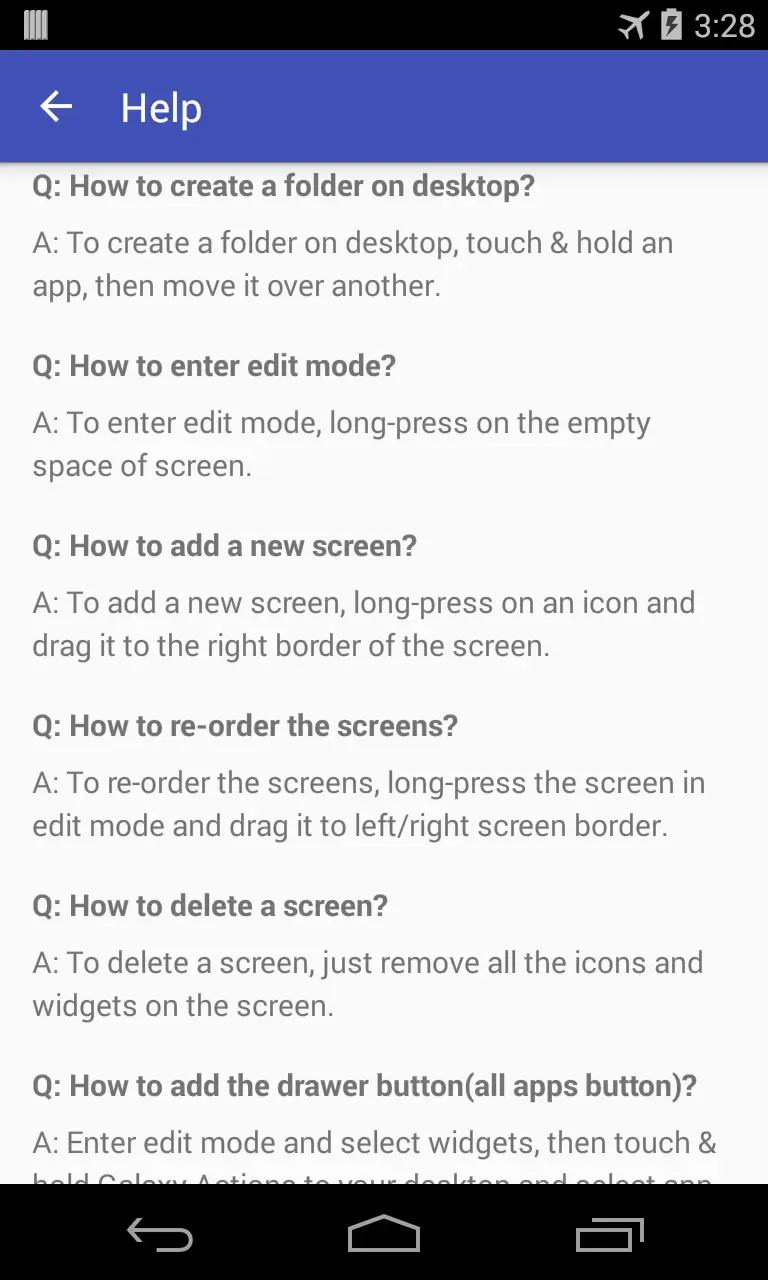 Screenshot Samsung TouchWiz Home APK