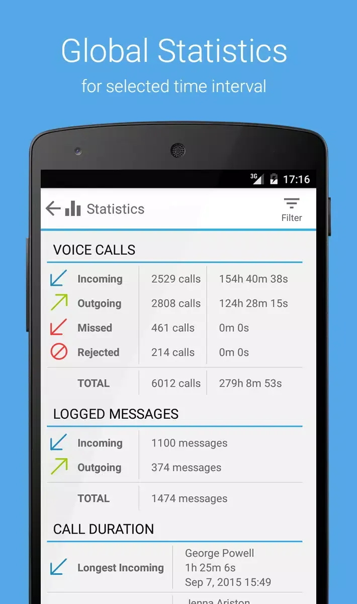 Screenshot Call Log Monitor APK v3.1.1 - Kelola Riwayat Panggilan dengan Mudah