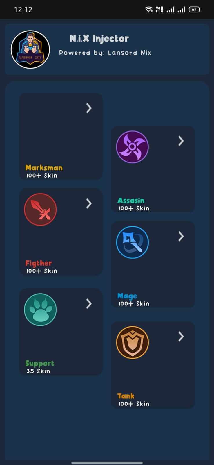 Screenshot NiX Injector APK