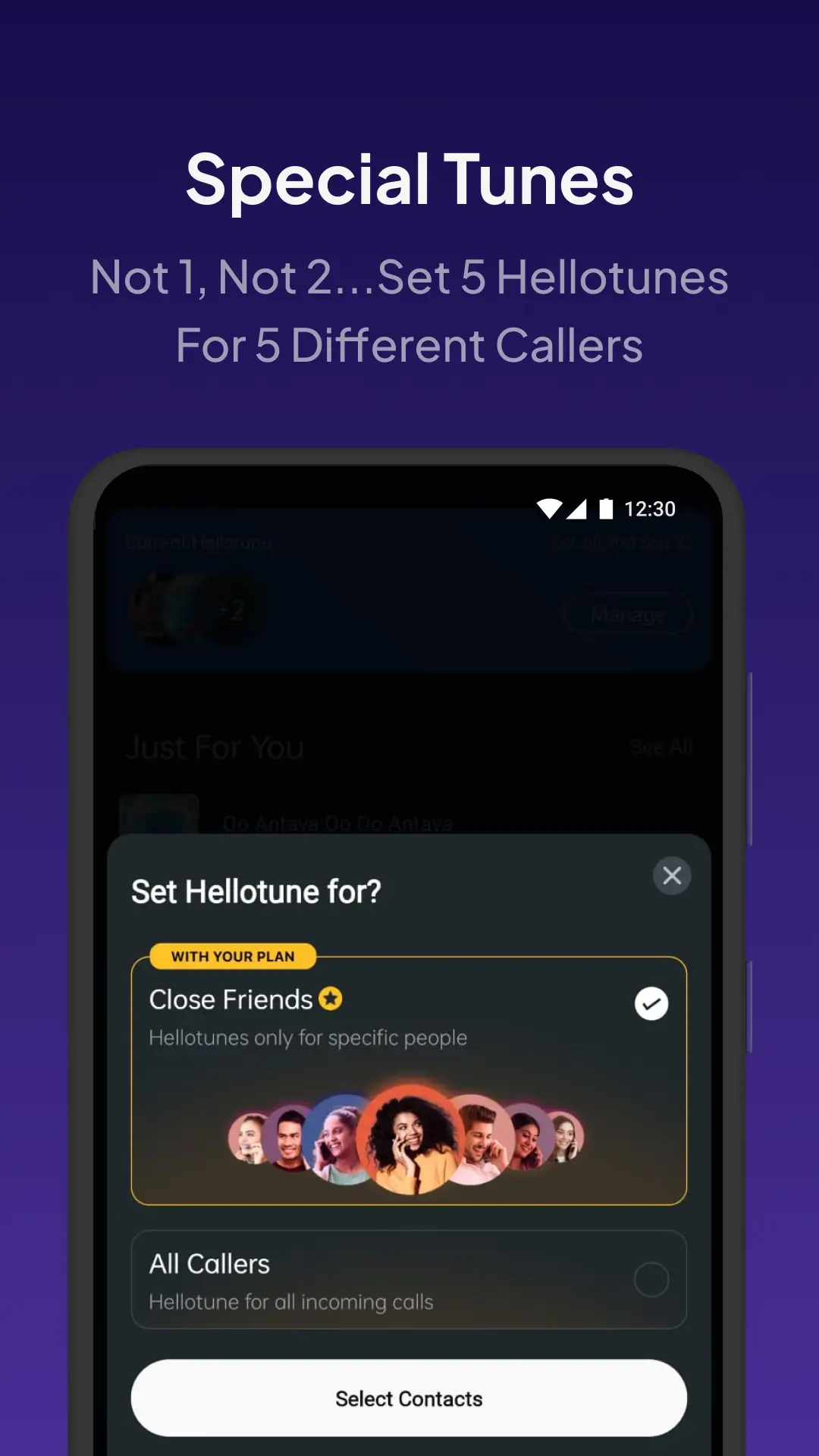 Screenshot Wynk Music APK Download Versi 3.68.1.1