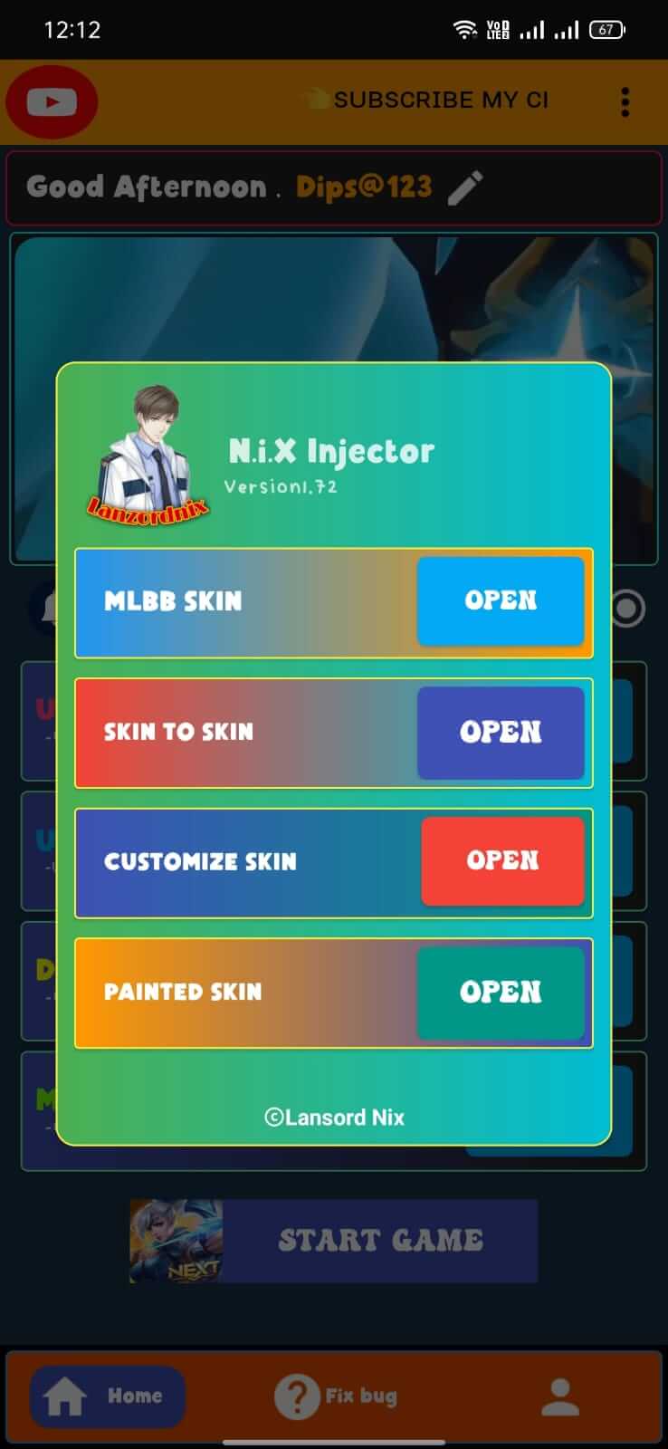 Screenshot NiX Injector APK
