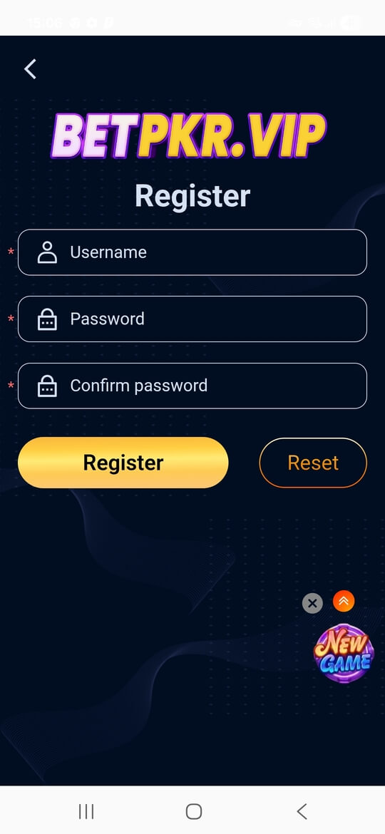 Screenshot BETPKR APK v2.4.52 untuk Android