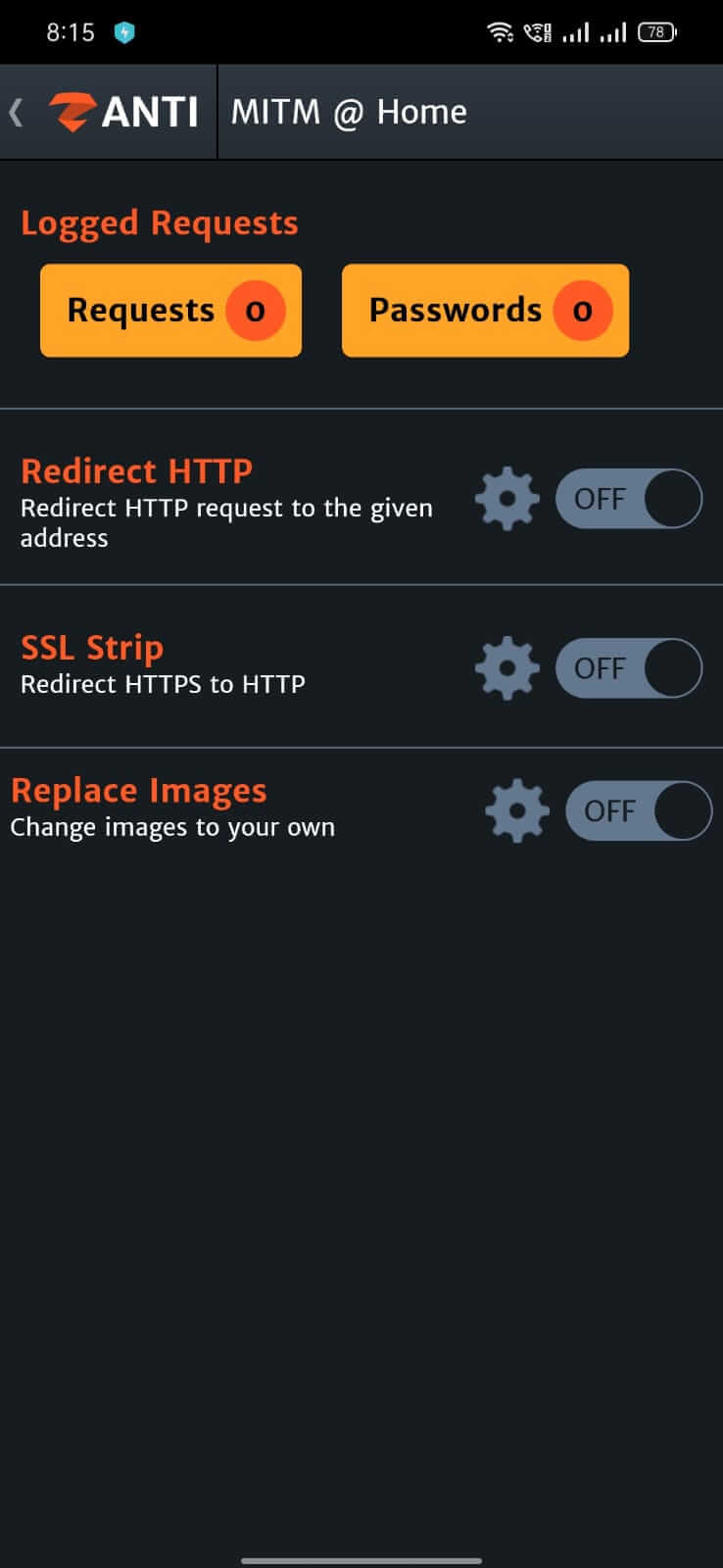 Screenshot zAnti APK