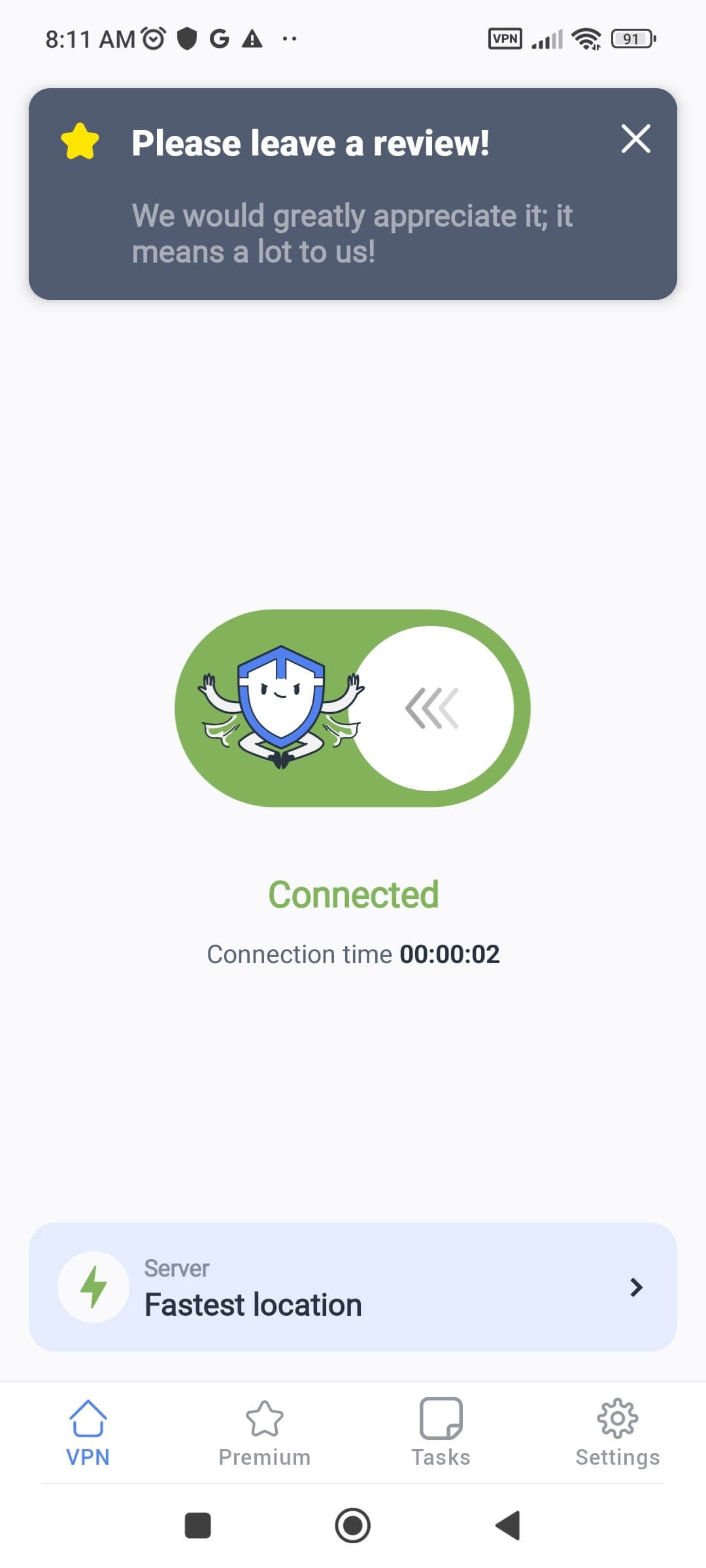 Screenshot TipTop VPN APK v1.036 untuk Android