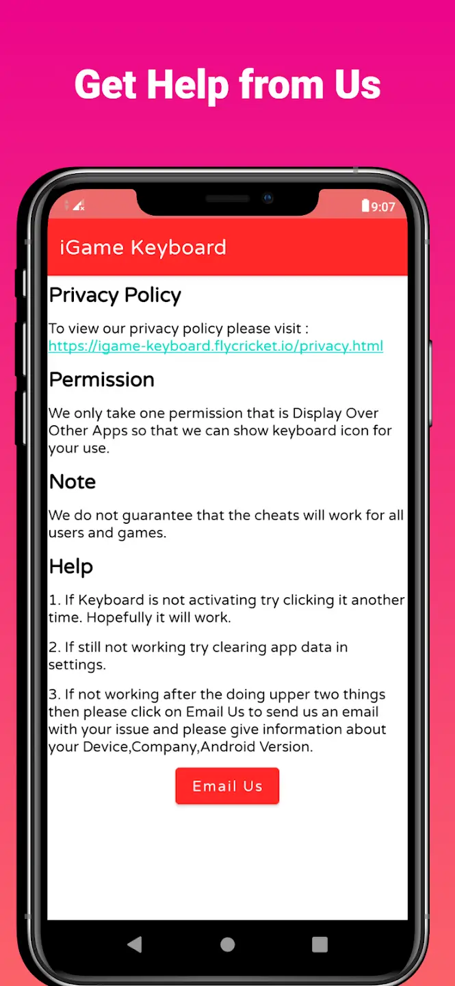 Screenshot iGame Keyboard APK 6.7