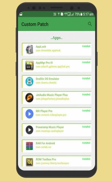 Screenshot Jasi Patcher APK v4.11 untuk Android