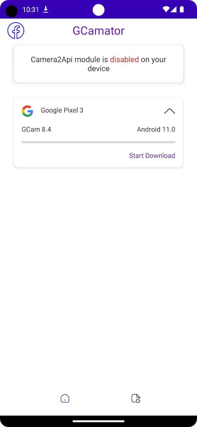 Screenshot GCamator APK