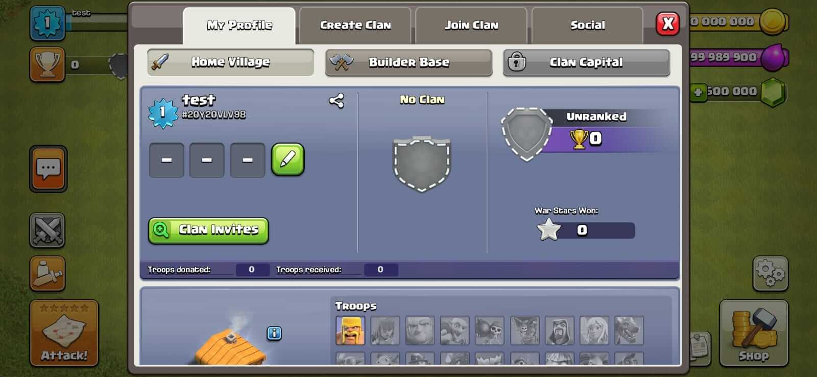 Screenshot Null's Clash APK v18.0.2