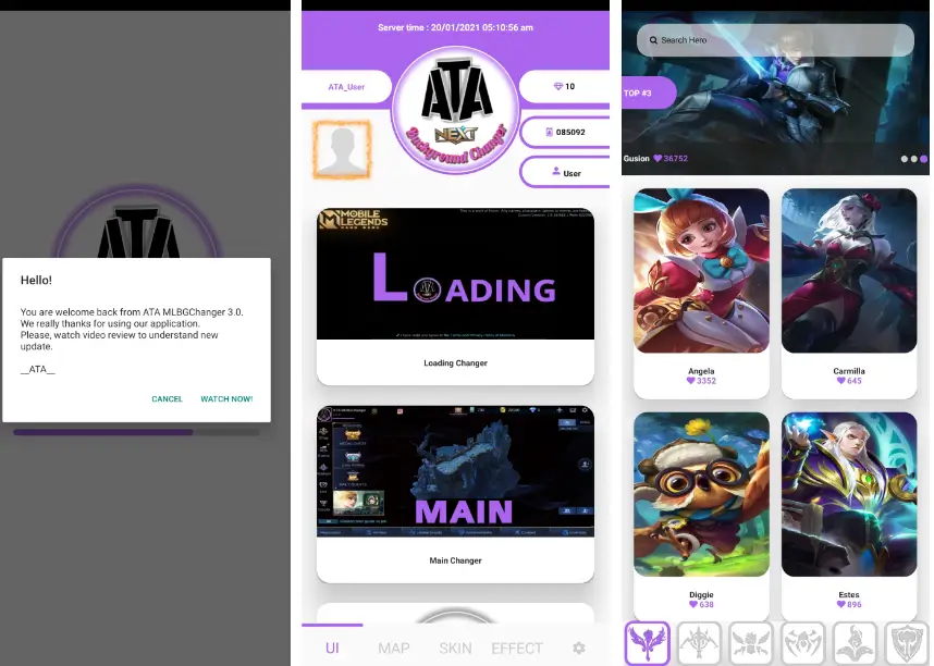 Screenshot ATA MLBG Changer APK v3.2.5