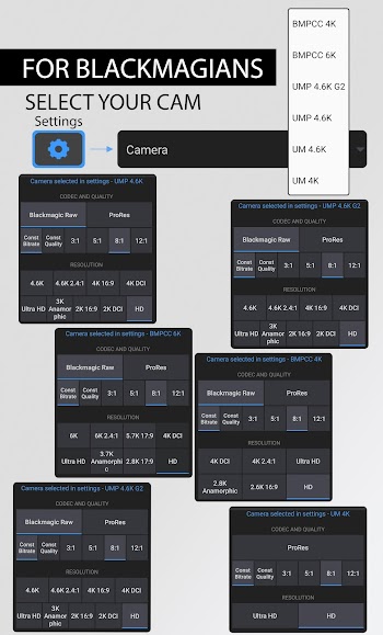 Screenshot Blackmagic Camera APK v1.0.18 untuk Android