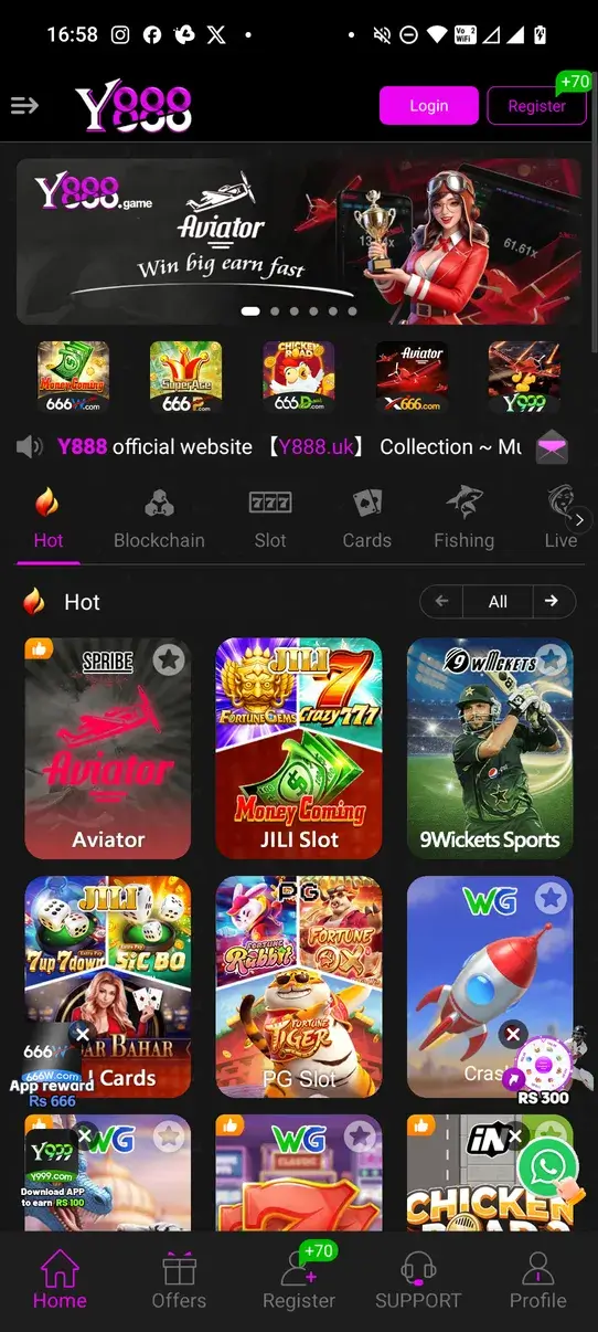 Screenshot Y888 APK v1.0