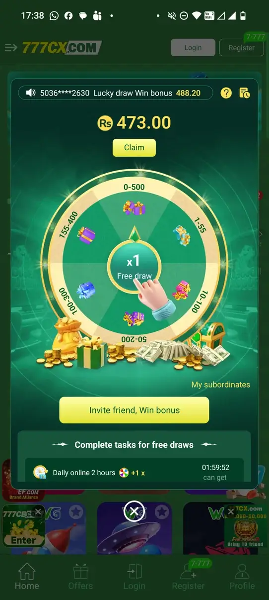Screenshot 777CX APK v0.01