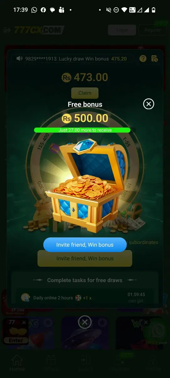 Screenshot 777CX APK v0.01