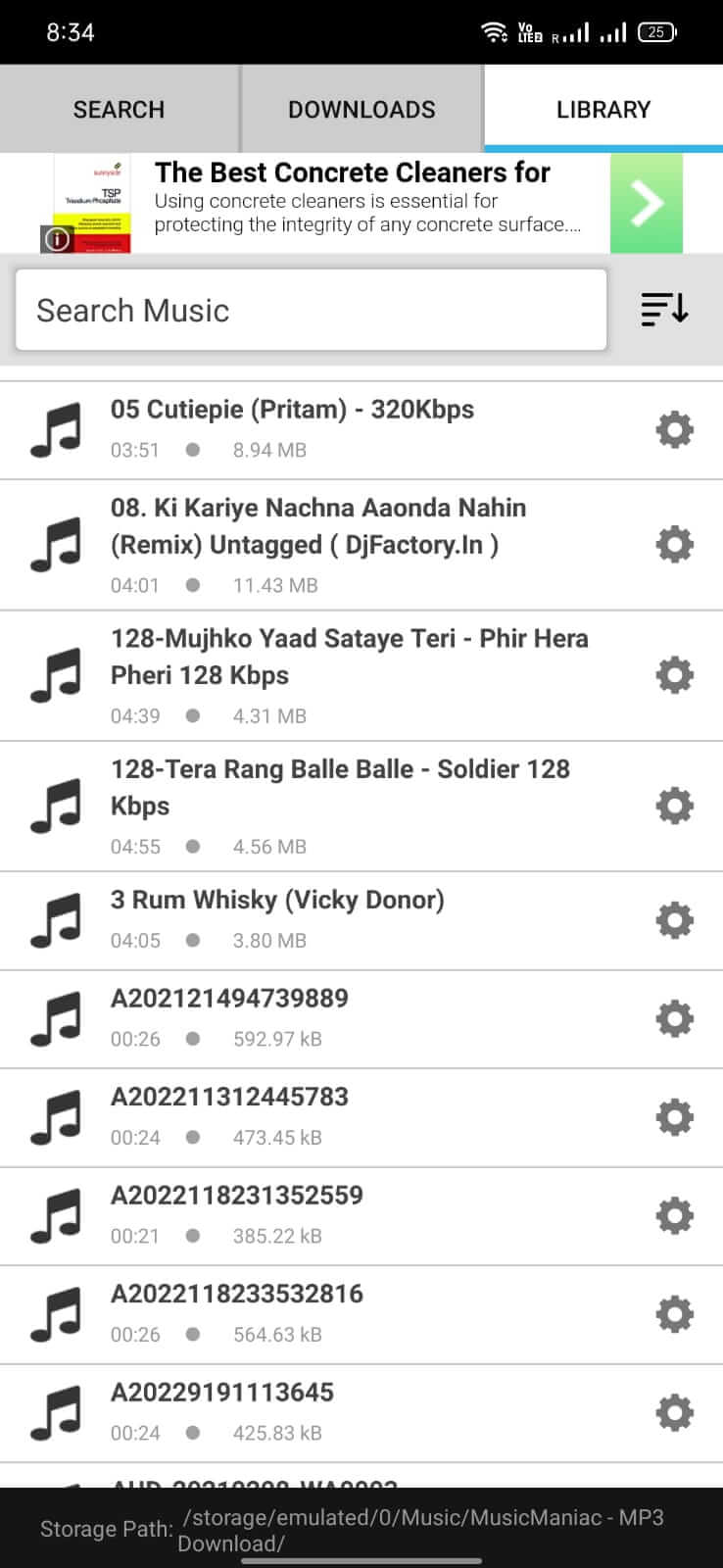 Screenshot Music Maniac APK 3.2.2
