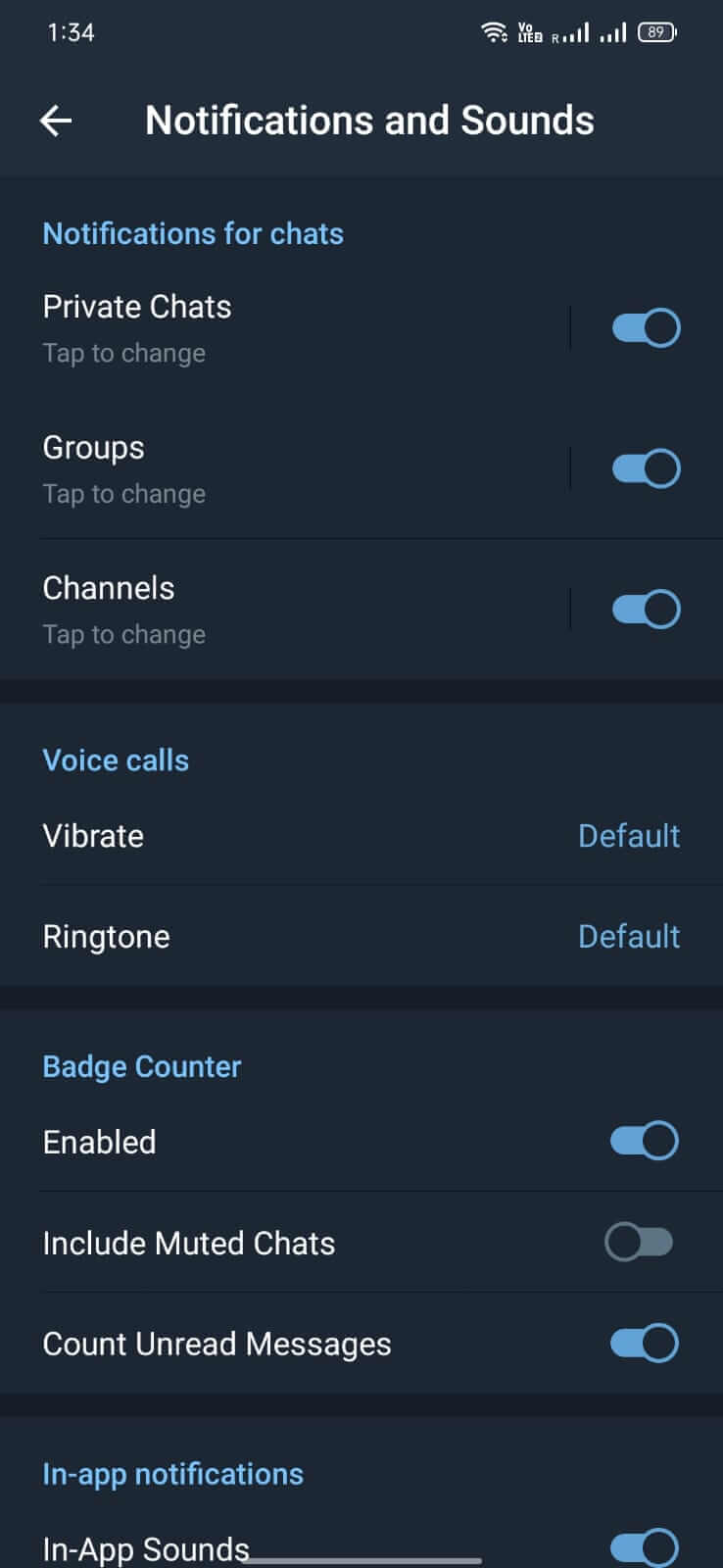 Screenshot GB Telegram APK