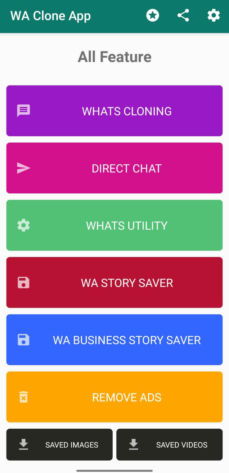 Screenshot WA Clone APK 8.1 Download untuk Android