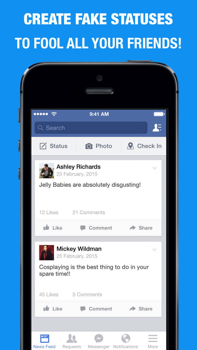 Screenshot Social Dummy APK v5.1.8 untuk Edit Screenshot Sosial Media