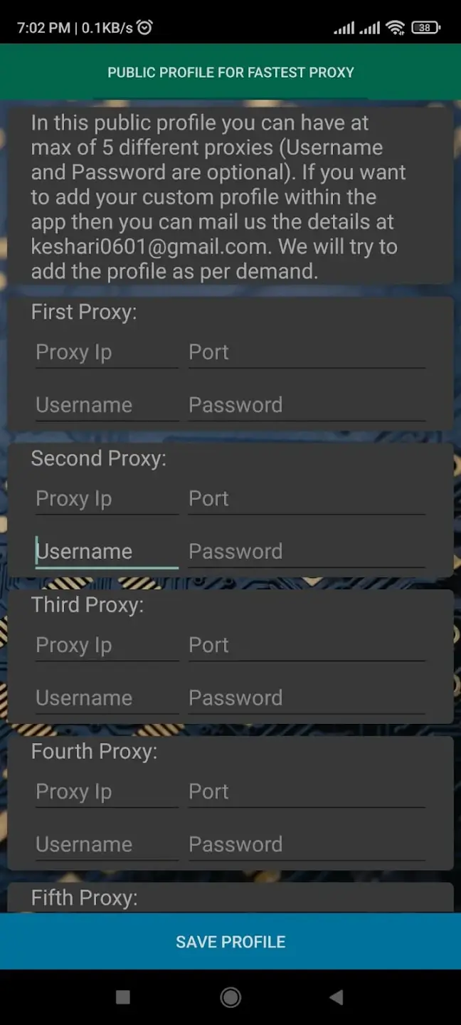 Screenshot College Proxy APK untuk Android