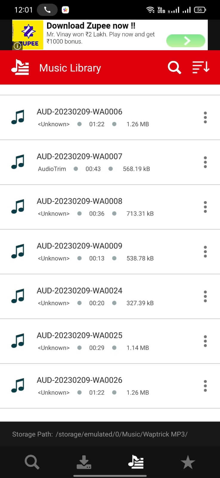 Screenshot Waptrick MP3 Music APK
