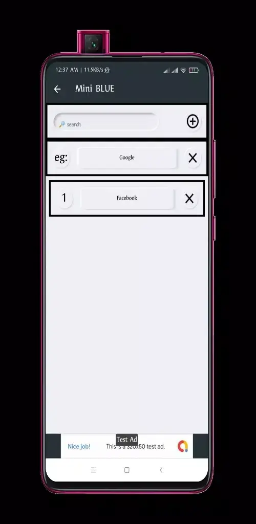 Screenshot Mini Blue APK v7.1