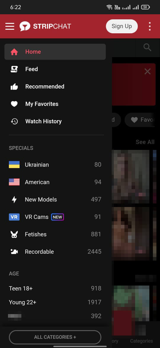 Screenshot Stripchat APK v2.3