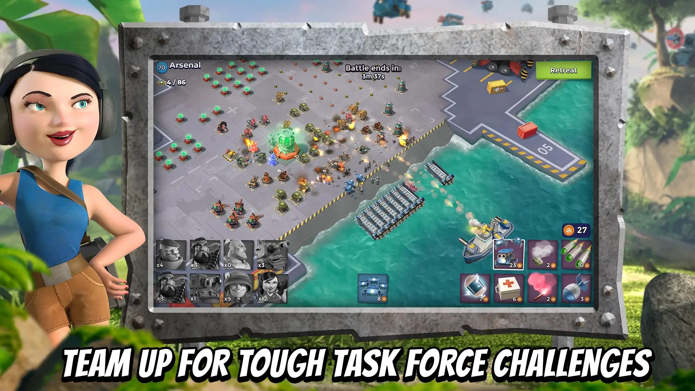 Screenshot Boom Beach APK