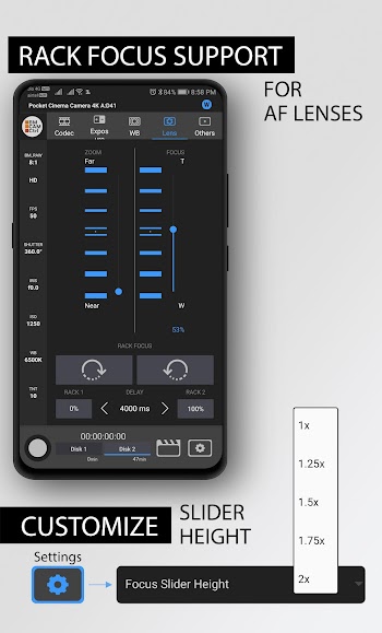 Screenshot Blackmagic Camera APK v1.0.18 untuk Android