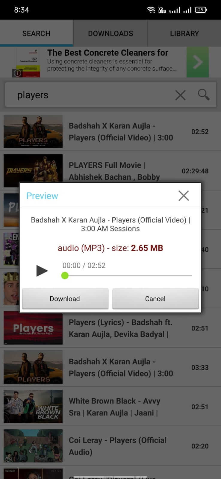 Screenshot Music Maniac APK 3.2.2
