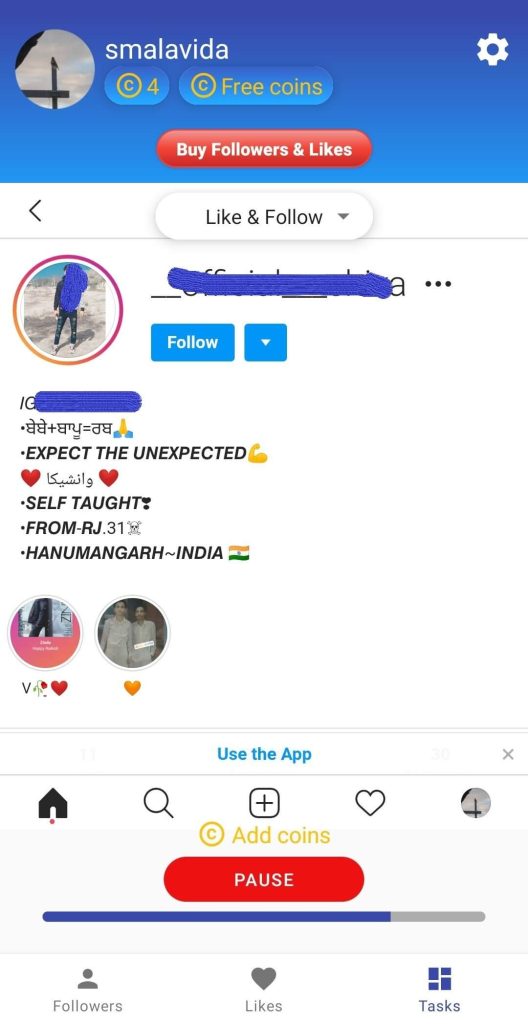 Screenshot Top Follow APK