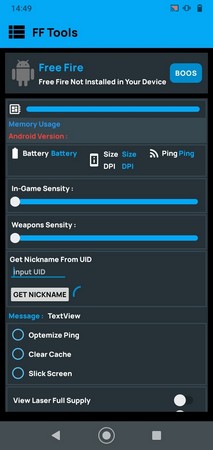 Screenshot FF Tools APK v2.4 untuk Android