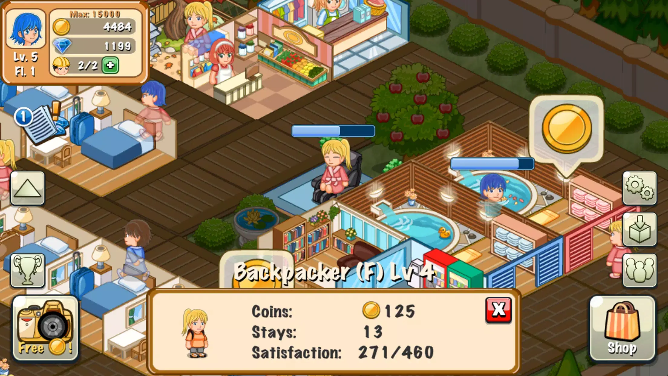 Screenshot Hotel Story APK v2.0.10