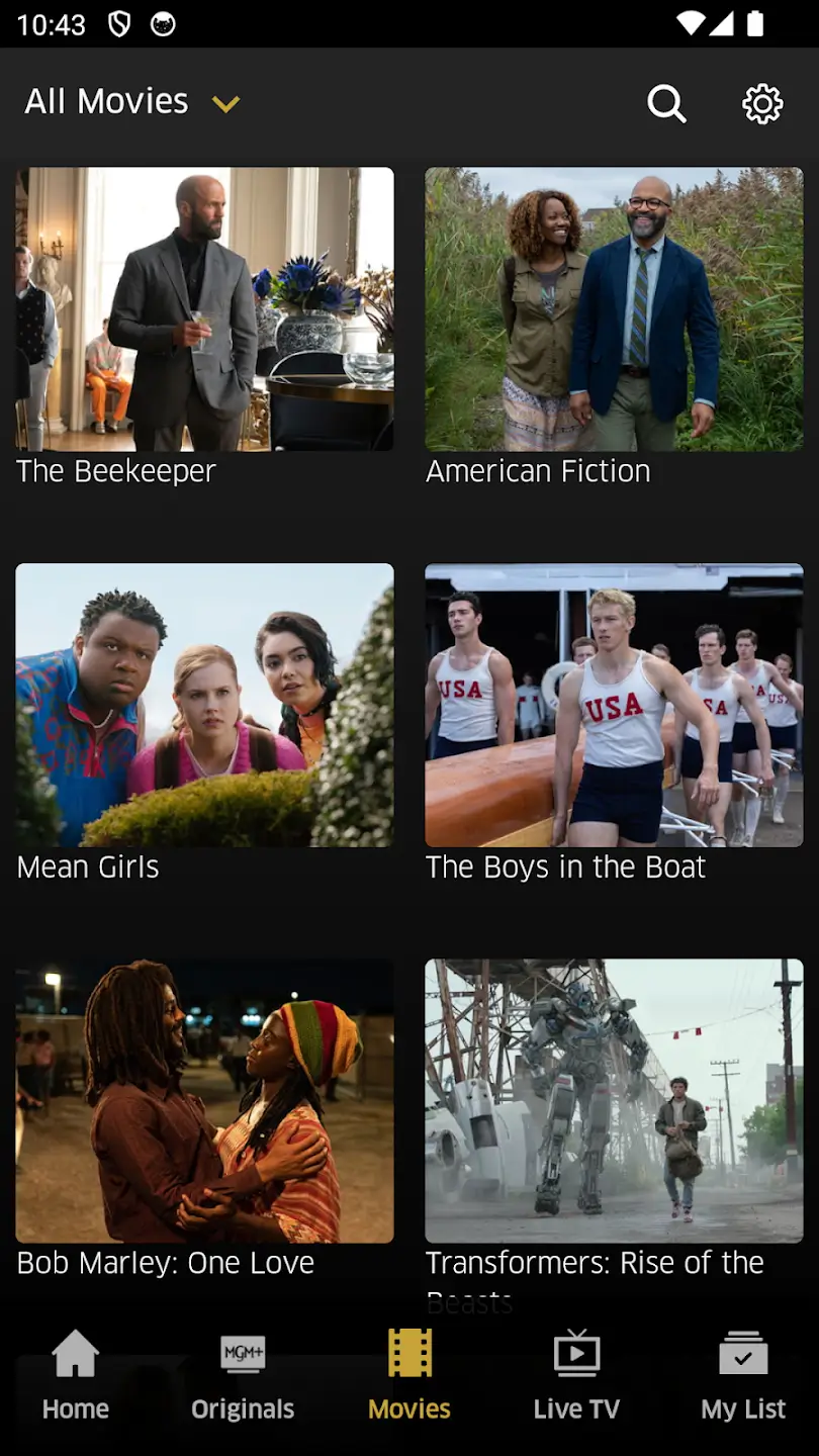 Screenshot MGM+ APK untuk Streaming Film dan Serial