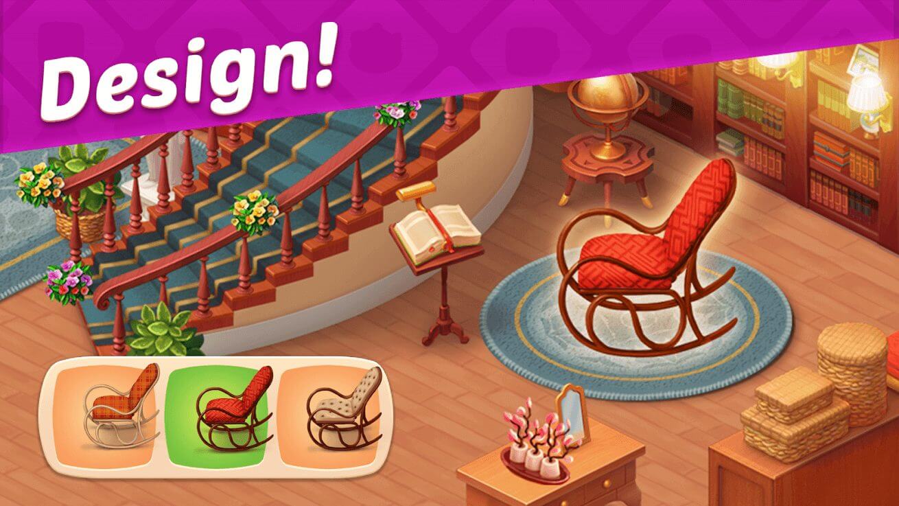 Screenshot Homescapes APK: Renovasi Mansion Seru Bersama Austin