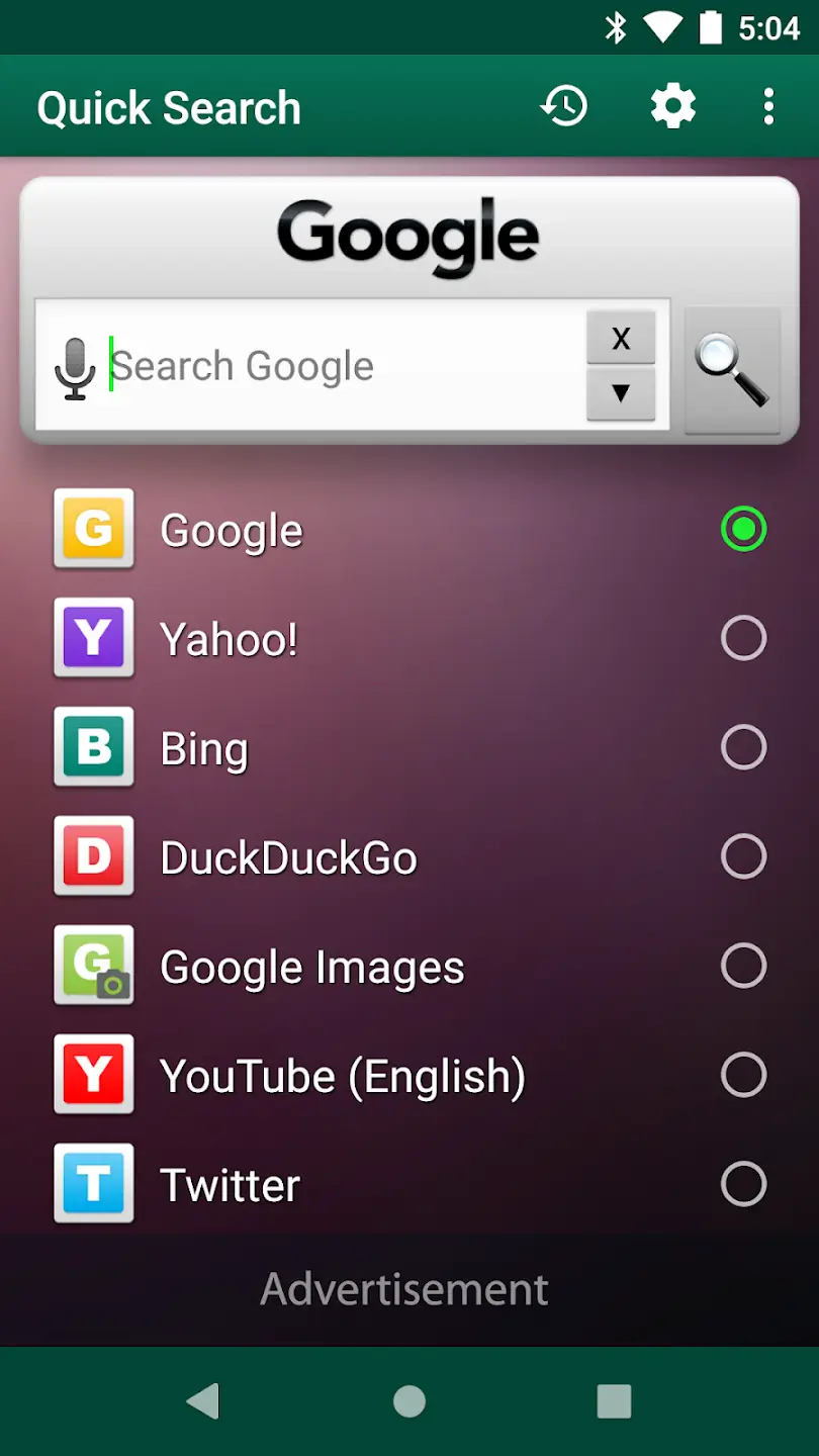 Screenshot Quick Search Widget APK v6.1