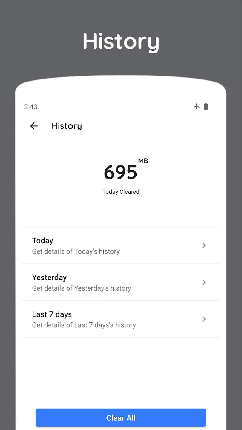 Screenshot Zero Cleaner APK 2.2