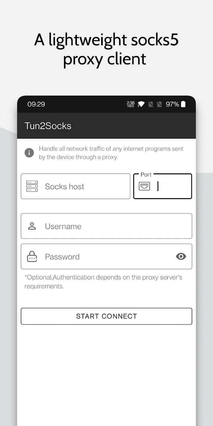 Screenshot Tun2Socks APK