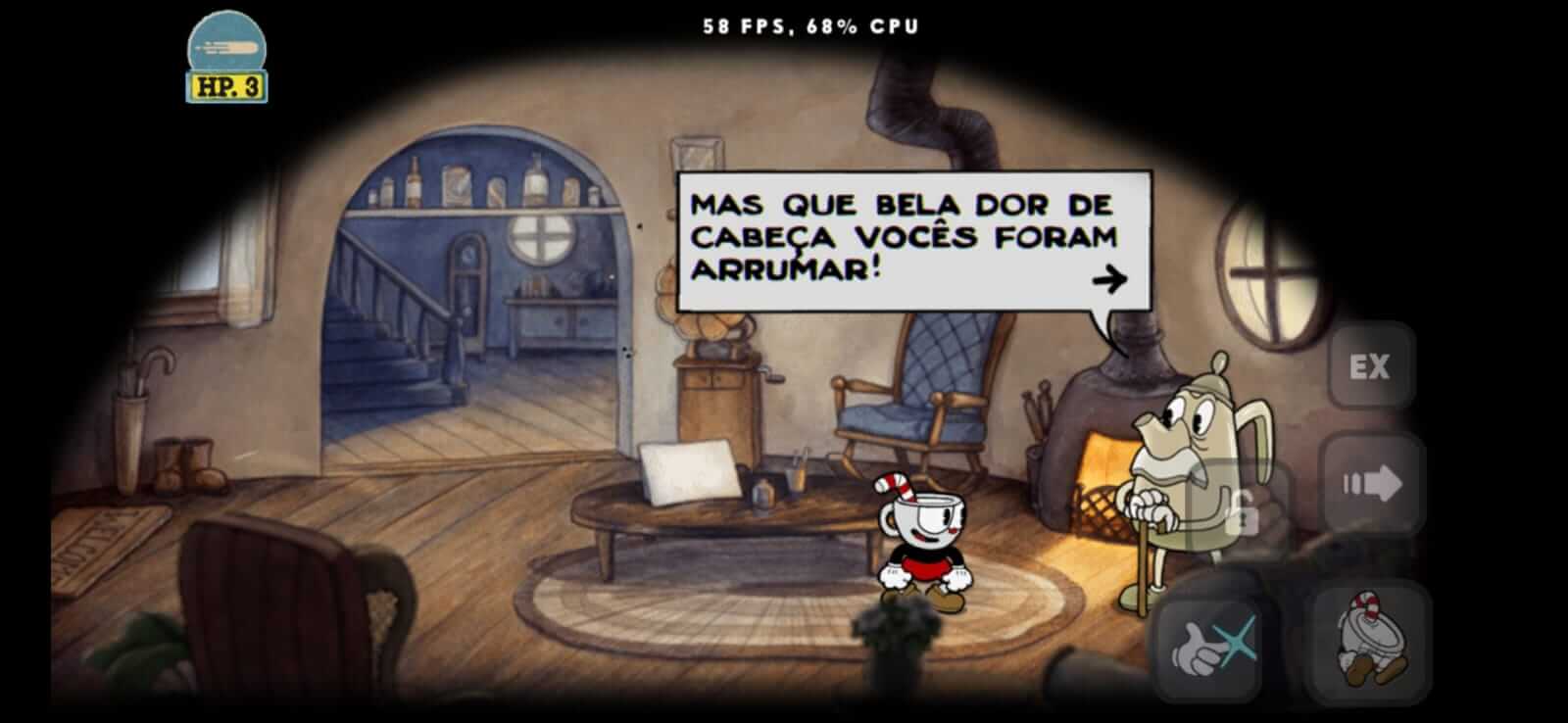 Screenshot Cuphead Lite APK v9.3: Aksi Shoot and Run Bergaya Kartun Klasik