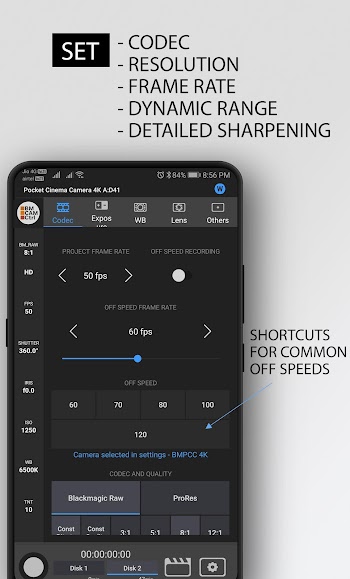 Screenshot Blackmagic Camera APK v1.0.18 untuk Android