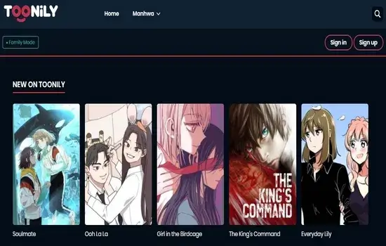 Screenshot Toonily APK v3.6 Terbaru