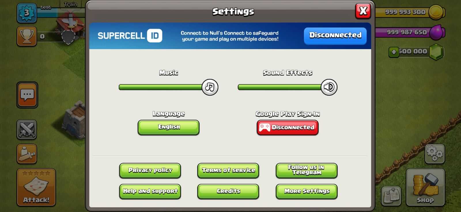 Screenshot Null's Clash APK v18.0.2