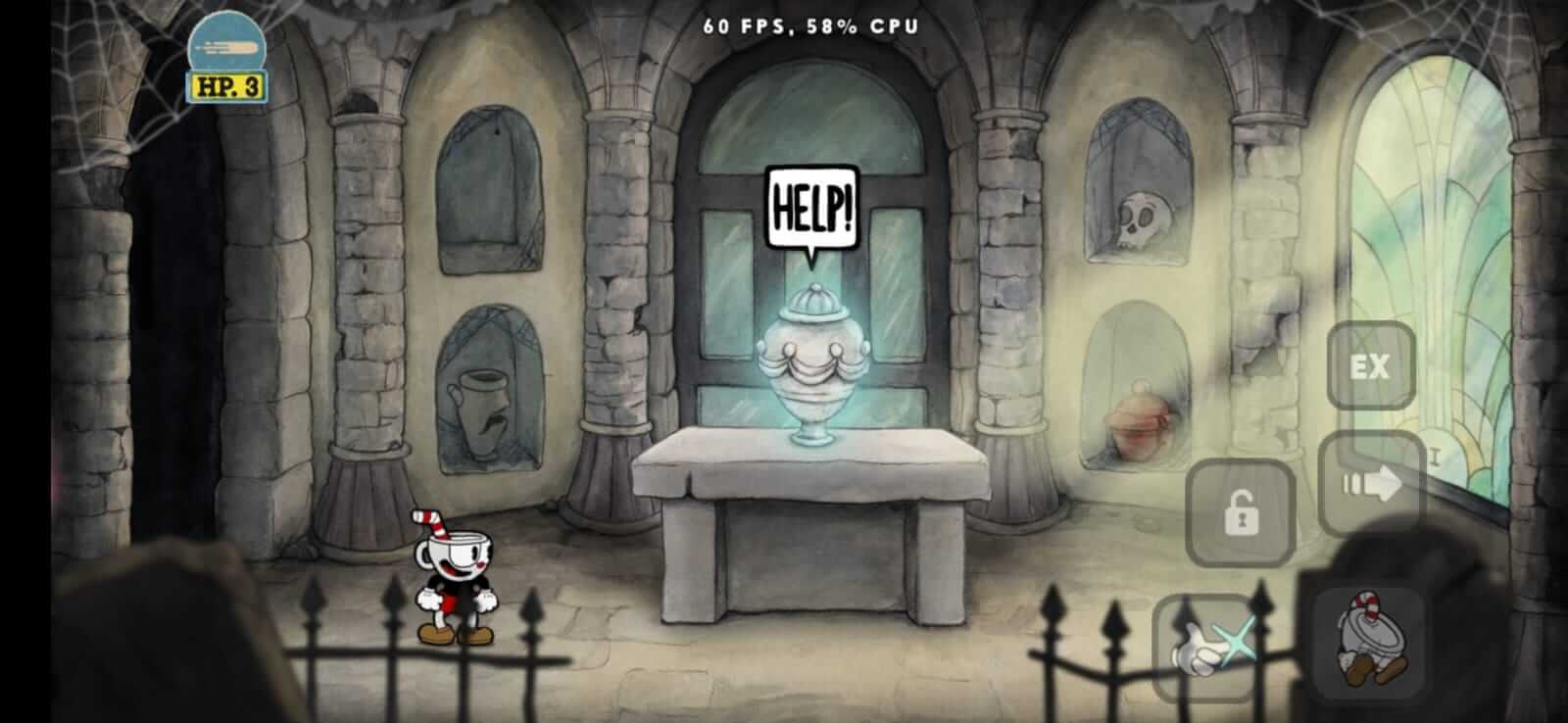 Screenshot Cuphead Lite APK v9.3: Aksi Shoot and Run Bergaya Kartun Klasik