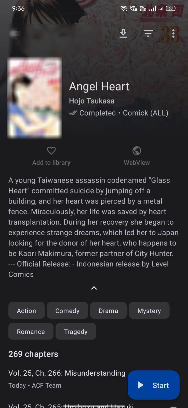 Screenshot Tachiyomi APK v0.15.3 untuk Baca Manga di Android