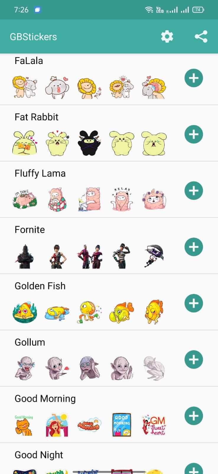 Screenshot GBStickers APK v2.00 untuk Android