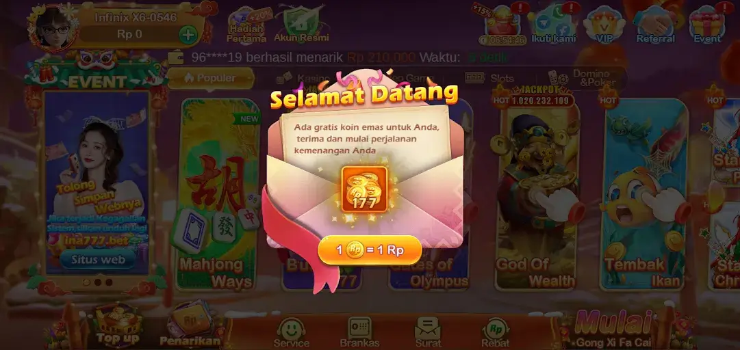 Screenshot INA777 APK v2.1.6 untuk Android