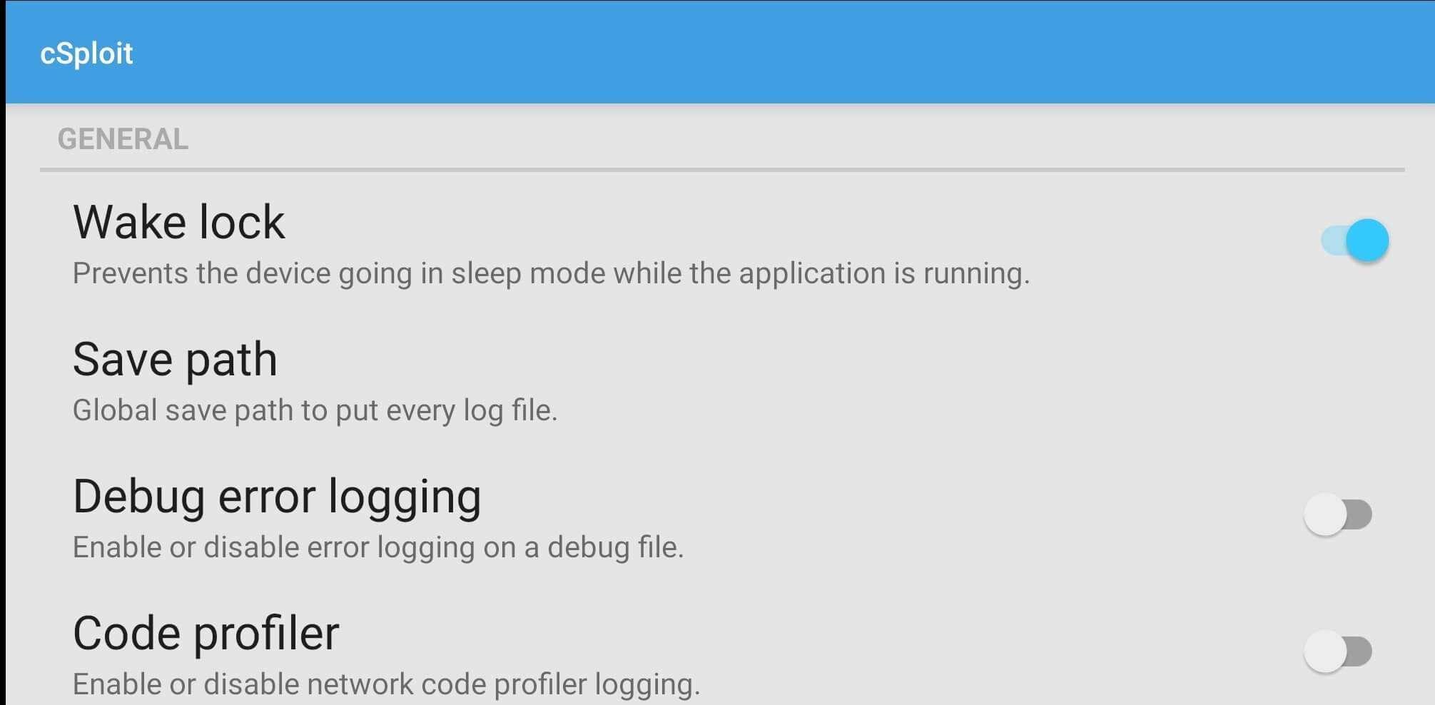 Screenshot cSploit APK v1.6.6 untuk Android