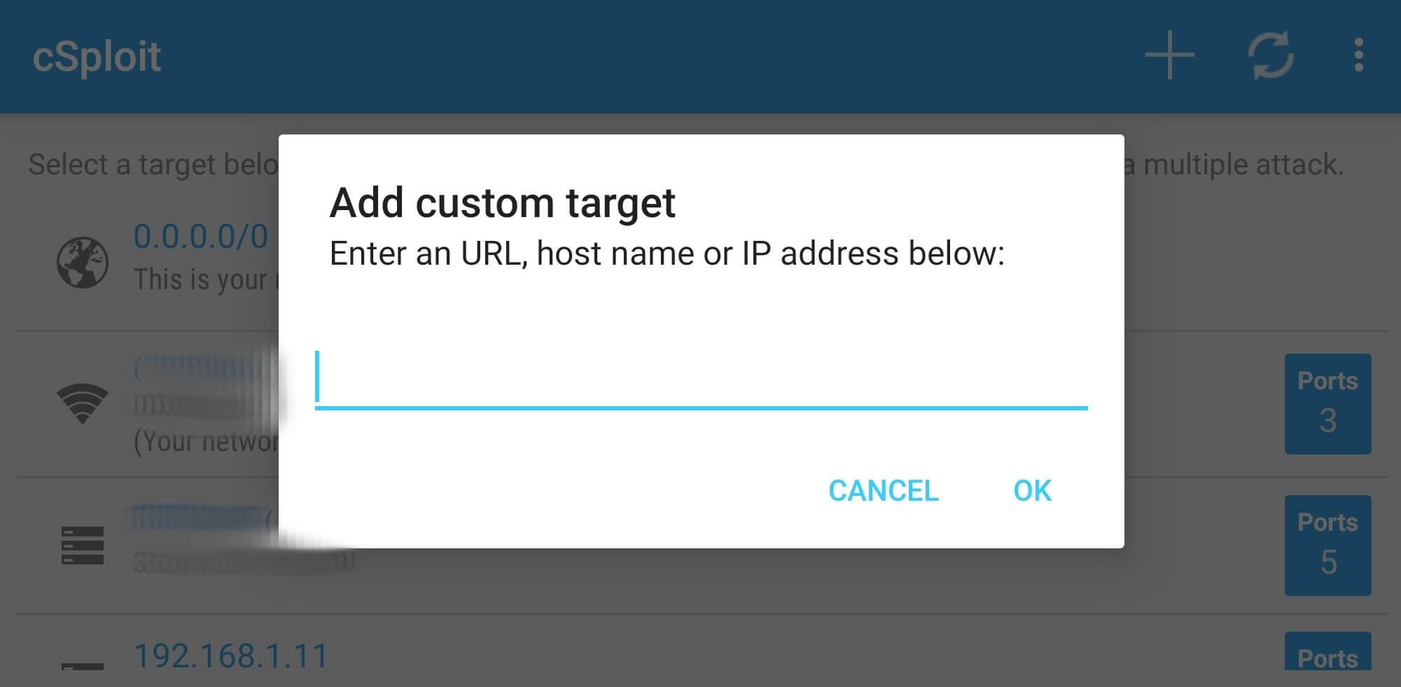 Screenshot cSploit APK v1.6.6 untuk Android